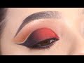 Red Bridal Eye Makeup Tutoring || Step by step eye Makeup || Complete eye brush kit || Shilpa
