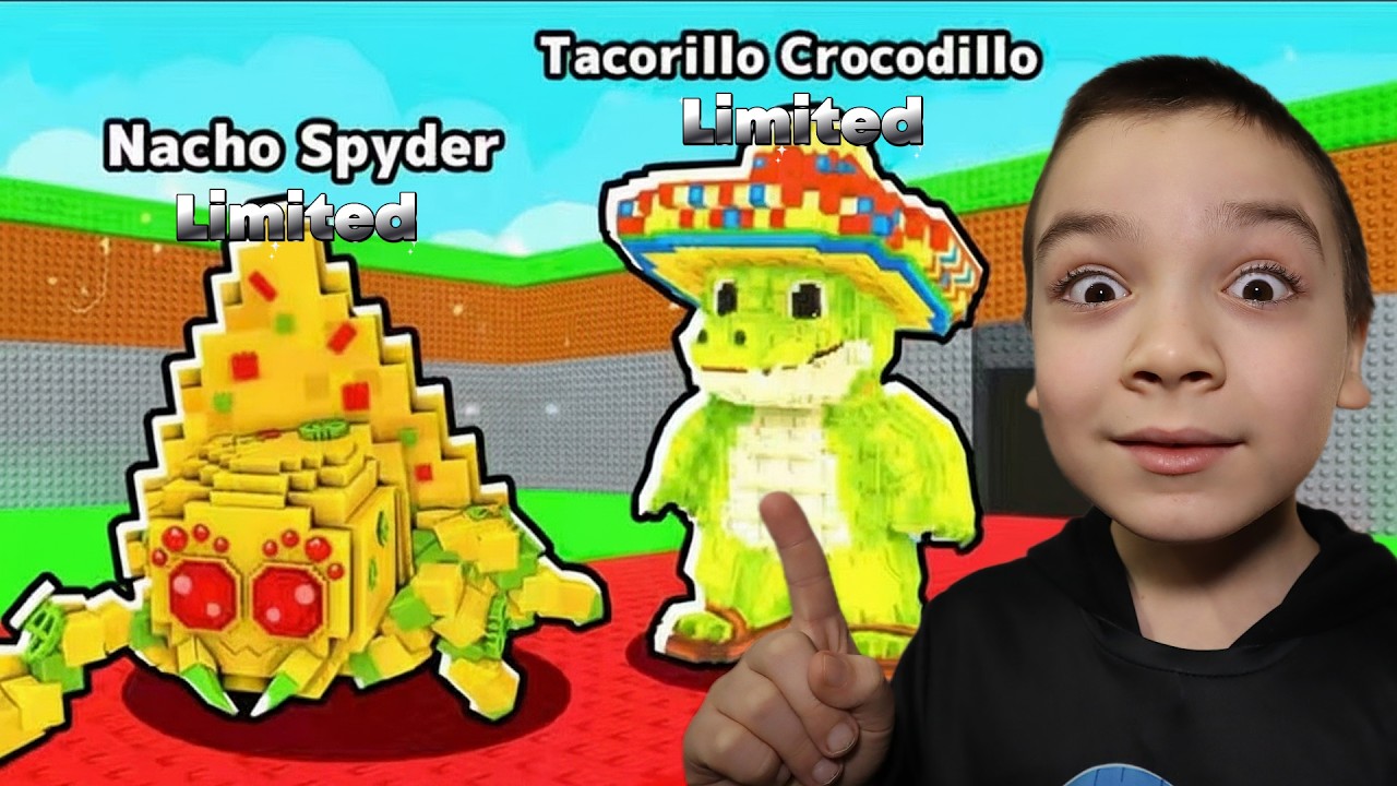 Крафтим новые лимитки  Nacho Spyder и Tacorillo Crocodillo