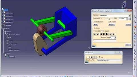 CATIA v5 Cam follower simulation