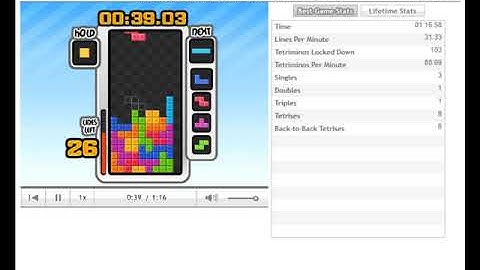 tetris sprint clip 2 #tgm_series