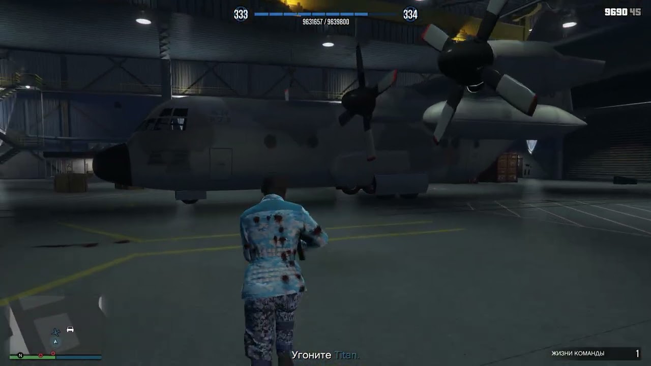 GTA V online. Titan и одно дело. Лестер. 4K UHD