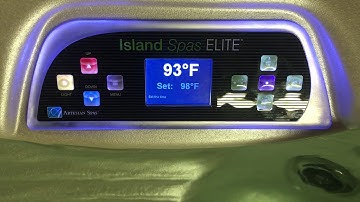Setting Time - Island Spas & TidalFit 7-9 Button TP800 Topside