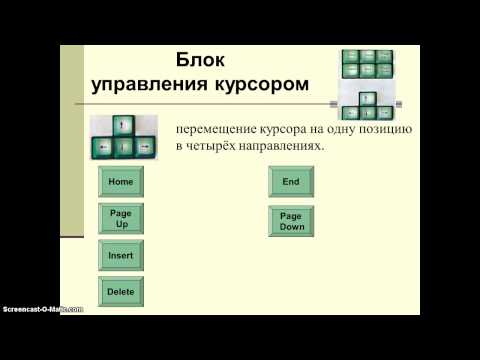 Структура клавиатуры