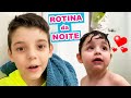 ROTINA da NOITE EM FAMÍLIA (100% Real) Piero Start