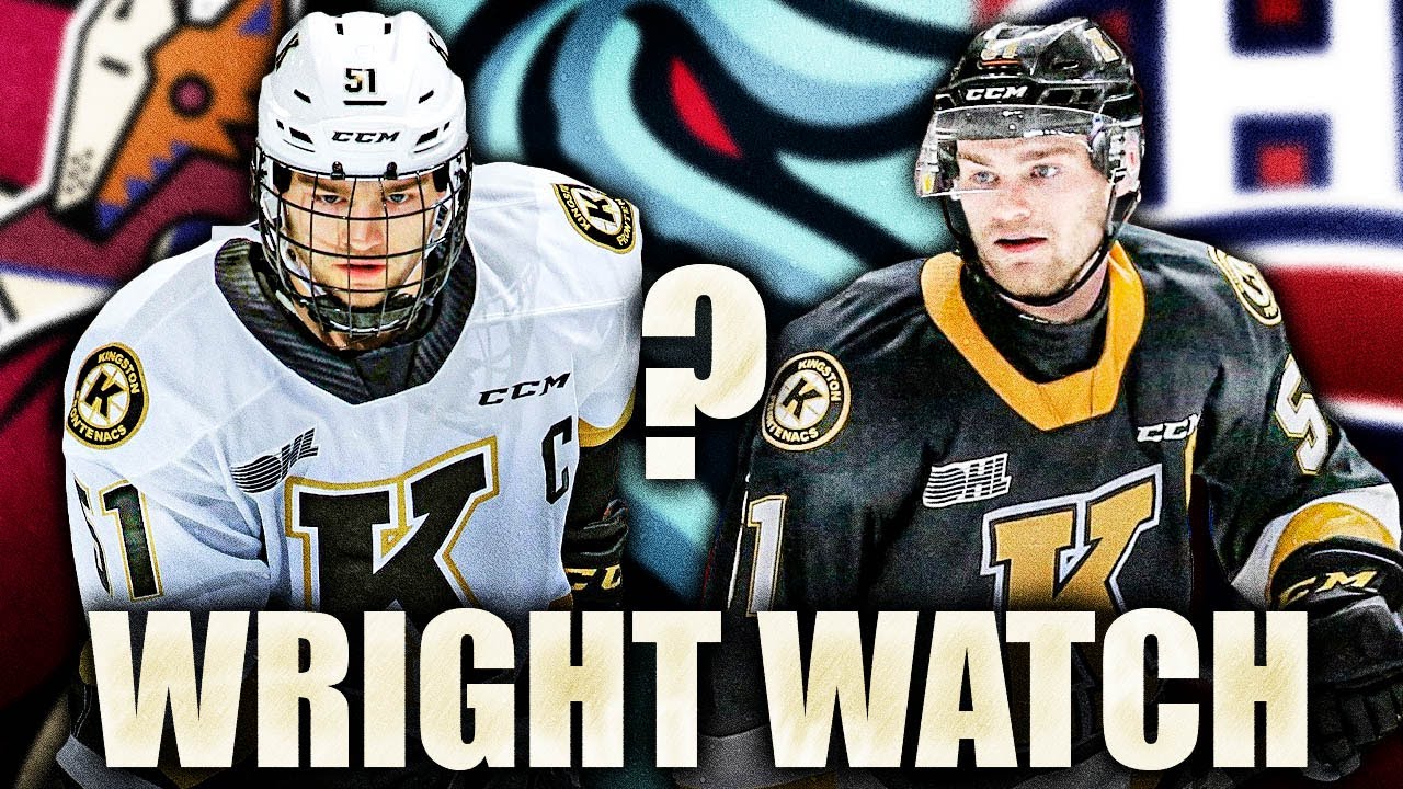 SHANE WRIGHT WATCH: HABS, KRAKEN, COYOTES (2022 NHL Entry Draft Top ...