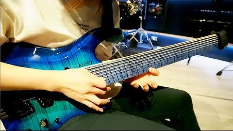 My new 8-string guitar - Kiesel Osiris Multiscale 8 (OM8)