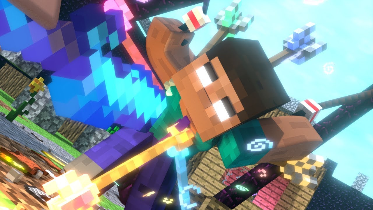 Origens 3 Herois Epic Battle Minecraft Fight Animation By Targate