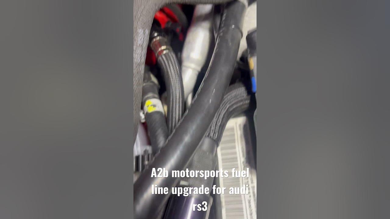 A2b motorsports fuel line upgrade for audi rs3 