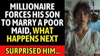 Millionaire forces his son to marry a poor maid, what happens next...