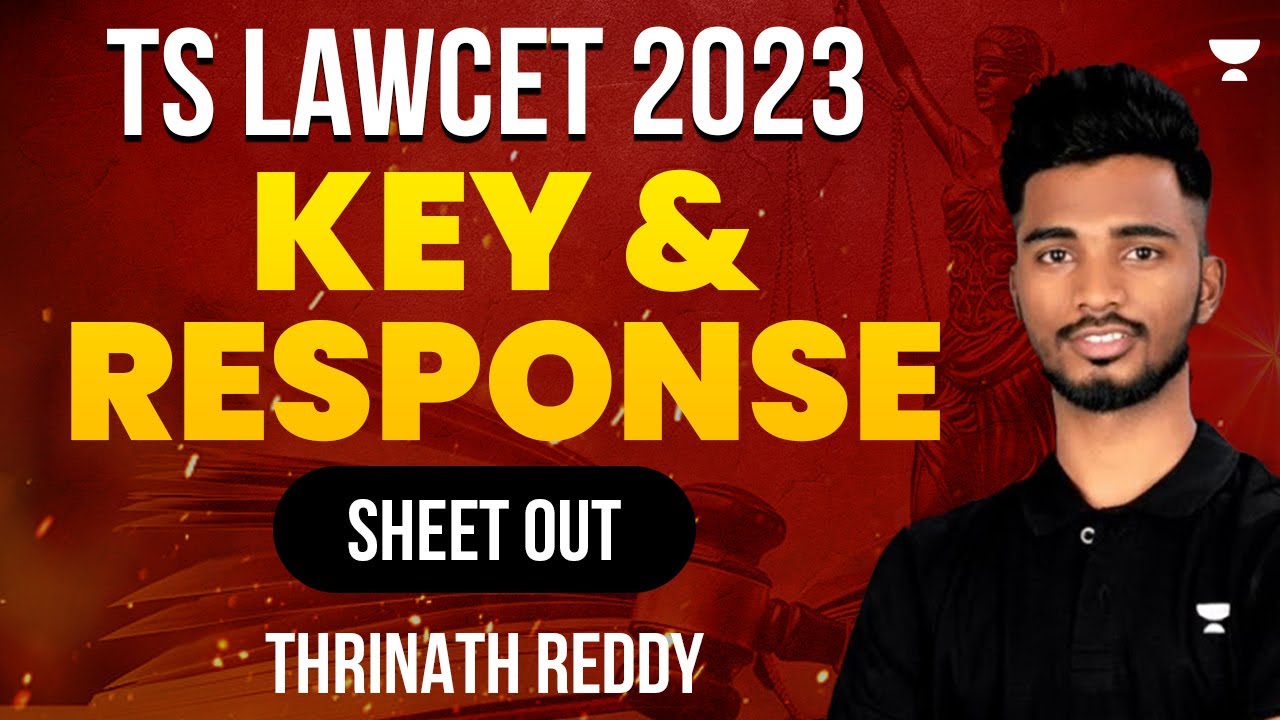 TS LawCET 2023 Key And Response Sheet Out Thrinath Reddy YouTube TS LawCET 2023 Key And Response Sheet Out Thrinath Reddy YouTube