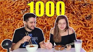 1000 subs special - SPICY NOODLES CHALLENGE ?