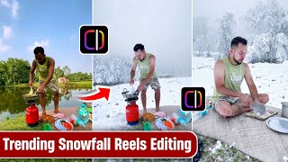 Trending Snowfall Video Editing In Edits App | Instagram Edits App Snowfall Video Editing