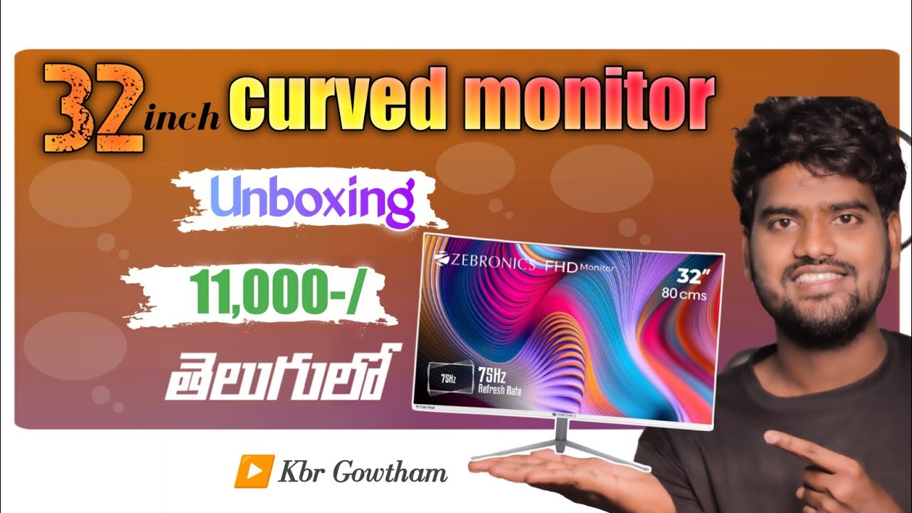 Zebronics 32 Inch Curved Monitor Unboxing In Telugu 2022 Best Monitor zebronics-32-inch-curved-monitor-unboxing-in-telugu-2022-best-monitor