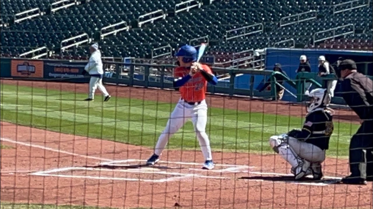 Ty Simms (‘27), 2 triples & single, 3-28-26 - YouTube