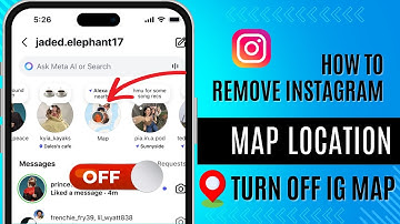 How To Remove Map in Instagram | Disable Instagram Map Feature | Instagram Map Remove