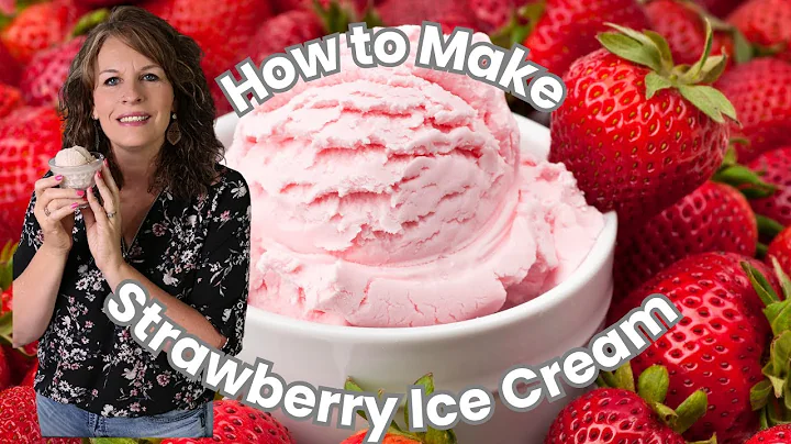 How to Make the BEST Strawberry Ice Cream from Scratch!