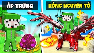 KHANGG BEDWARS THỬ THÁCH 24H NUÔI RỒNG NGUYÊN TỐ VIP NHẤT TRONG MINECRAFT *NOOB TEAM ĐẠI CHIẾN RỒNG