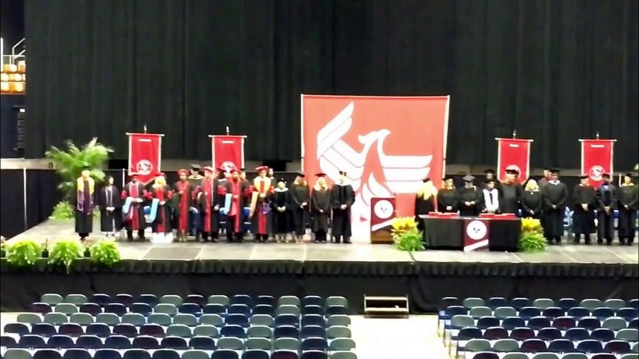 Opening walk of the faculty. University of Phoenix Commencement