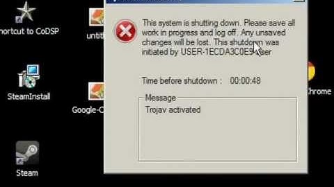 How to create a shutdown virus prank(Prank your friends)