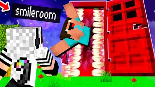 NOOB VS POŽIRAVÝ POKOJ - SCP SMILE ROOM MINECRAFT 3 RÁNO!