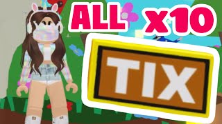 All Adopt Me Tix locations | Roblox The Classic