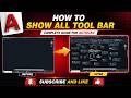 How to Show All Toolbars in AutoCAD | Complete Guide (2026 Updated) | autocad missing toolbar fix
