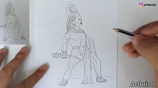 Cómo dibujar a Tecun Uman | HD