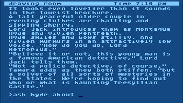 Moonmist for the Atari 8-bit family