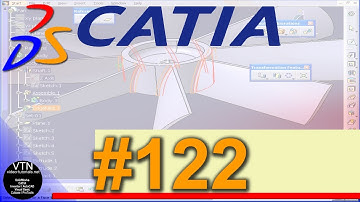 01-122 CATIA v5 TUTORIAL surface design: ( Symmetry )