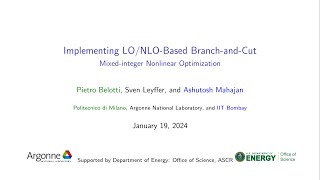 Lecture 27: Implementing LO/NLO-Based Branch-and-Cut, by Sven Leyffer.
