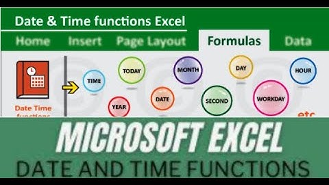 Excel Date and Time Functions Tutorial | Beginner to Advanced Guide