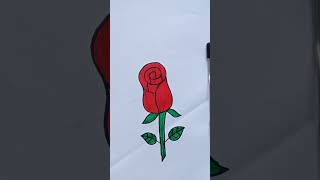 How to Draw Easy Rose Drawing