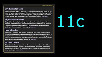 Writing an OS in Rust - Part 11c - Fixed-Size Block Allocator