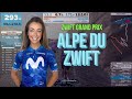 Racing alpe du zwift with a 7minute cut off