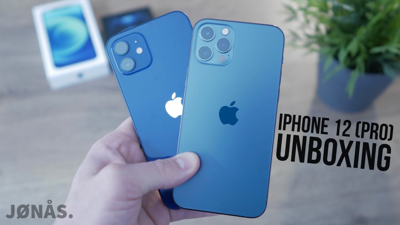 Iphone 12 Und 12 Pro Unboxing Und Farbvergleich Blau Youtube