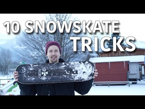 Video: Hur Man Gör Snowskate-tricks