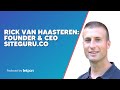 Seo tool that tells you how to get more traffic  rick van haasteren  ceo siteguru