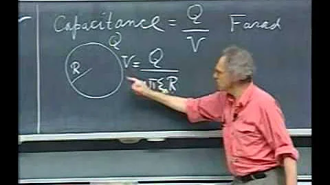Electromagnetism Lec 7 Capacitance and Field Energy Capacitance