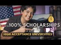 High acceptance midtier full ride universities in the usa  road to success ep 11