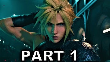 FINAL FANTASY 7 REMAKE Walkthrough Gameplay Part 1 - Intro (FF7 Remake)