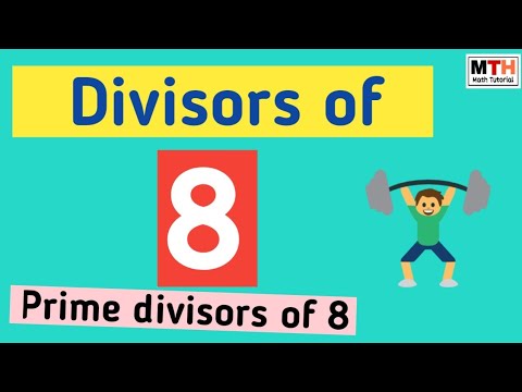 Divisors of 8 | Prime divisors of 8