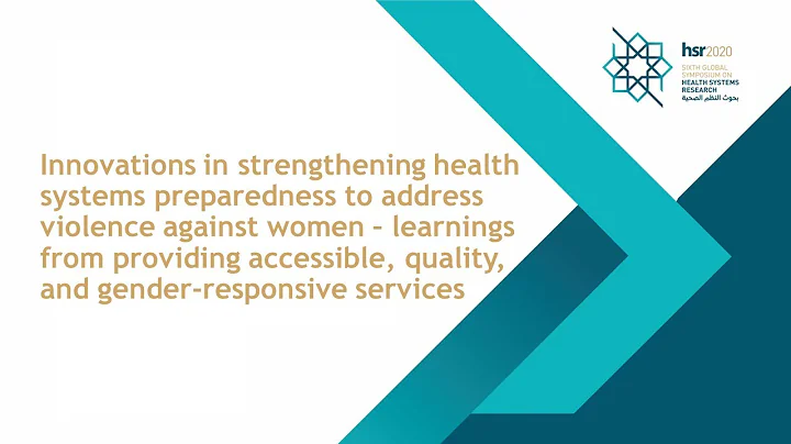 13 Jan - Innovations in strengthening health systems preparedness