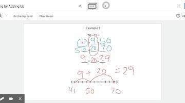 Subtracting by Adding Up