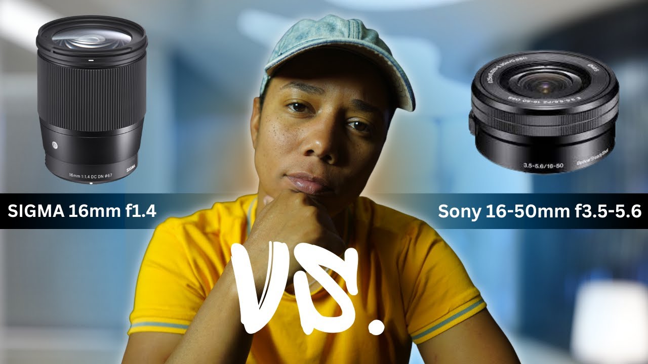 Sony ZVE10 Kit Lens VS Sigma 16mm 1.4 Lens YouTube