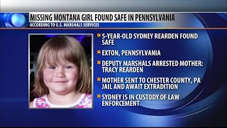 Missing Montana girl taken 2 years ago found safe in PA