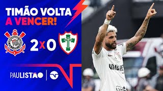 YURI ALBERTO MARCA, TIMÃO REECONTRA A VITÓRIA E RESPIRA! CORINTHIANS 2 X 0 PORTUGUESA