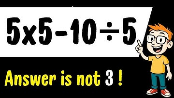 99% Fail This Simple Math Problem 5x5-10:5 = ? 🧠 Looks Easy… But Don’t Rush the Answer!