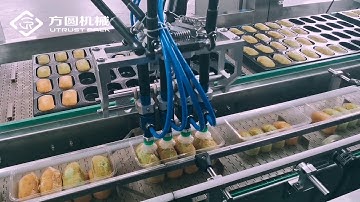 Cakes tray picking and placing by delta robot system