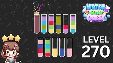 Water Sort Quest Level 270 Solution Walkthrough