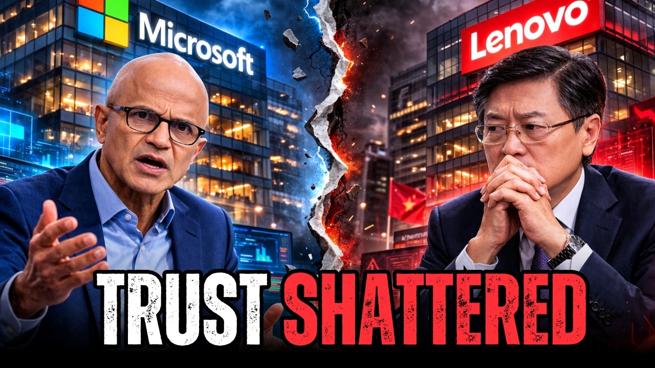 Satya Nadella SHOCKED as Lenovo Moves Away from Windows